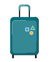 luggage isolate travel symbol