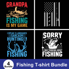 Funny Fishing Lover T-shirt Design vector. Use for T-Shirt, mugs, stickers, Cards, etc.