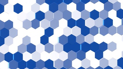 Hexagon, Würfel, Balken, Box, Quadratisch, Geometrie, Anordung, 3D, dynamisch, Quader, metall, mosaik, Architektur, blau, hellblau, weiß