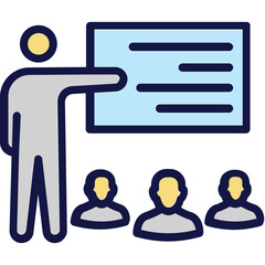 Business, presentation  Vector Icon which can easily modify or edit

