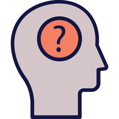 Confusion, dilemma  Vector Icon which can easily modify or edit
