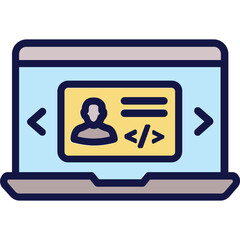 Developers, development profiles Vector Icon Fully Editable

