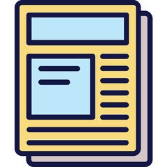 , blog Vector Icon Fully Editable
