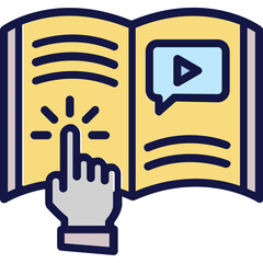 Book, education Vector Icon which can easily modify or edit


