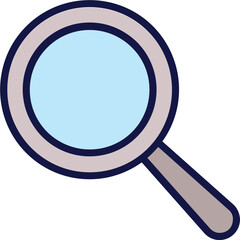 Loupe, magnifier Vector Icon which can easily modify or edit
