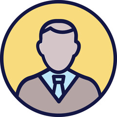 Man, person Vector Icon which can easily modify or edit
