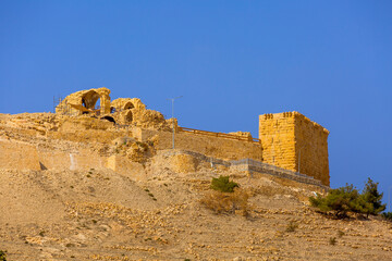 Jordan, Crusaders Shobak Castle on the hill