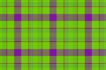 Pattern check texture. Tartan textile plaid. Seamless fabric background vector.