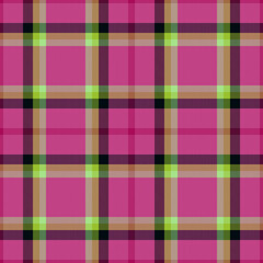 Pattern check background. Tartan textile vector. Seamless plaid fabric texture.