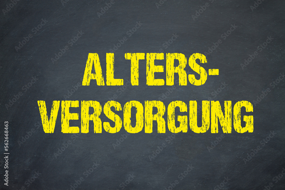 Poster Altersversorgung