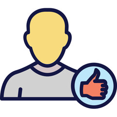 Customer satisfaction, feedback Vector Icon
