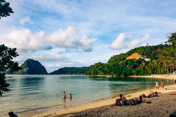Las cabanas beach, El Nido, Philippines