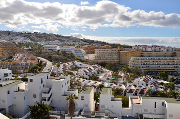 Ville de Costa Adeje sur l'ile de Tenerife, canaries, Espagne
