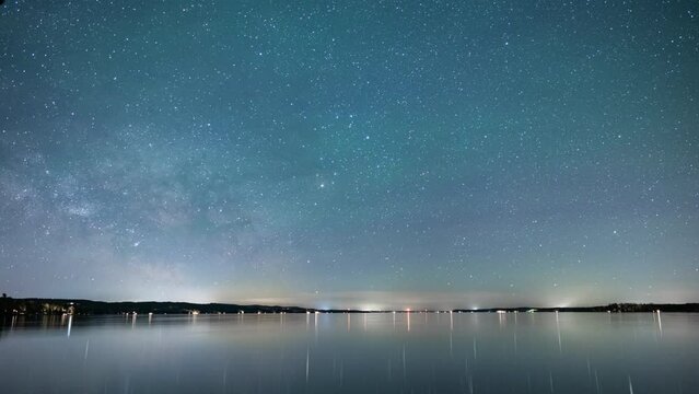 Time-lapse of the Milky Way rising over Torch Lake in northern Michigan.  Shot in 4K