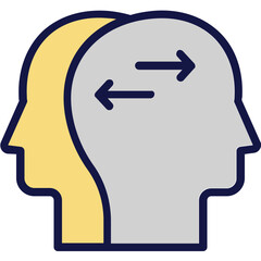 Head, human head Vector Icon

