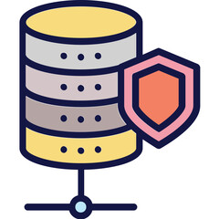 Cyber security, data security Vector Icon
