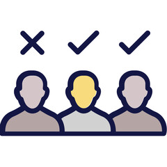 Employment, evaluation Vector Icon
