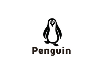 penguin logo design mascot animal