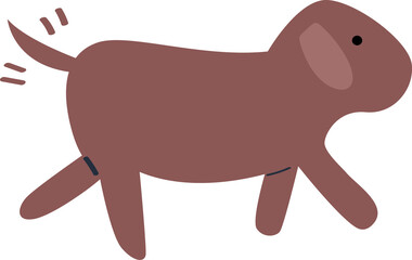 A dog