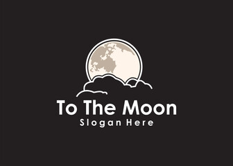 moon logo design