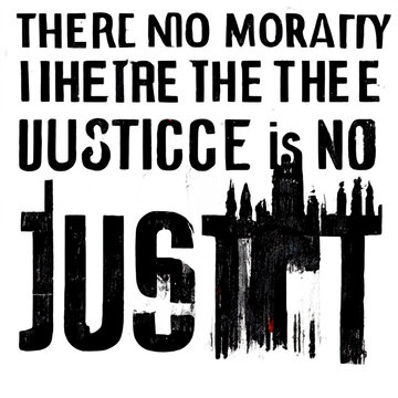 There Is No Morality Where There Is No Justice V2