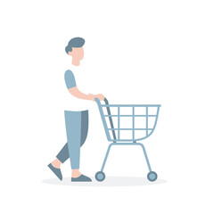 Man Shopping Illustration