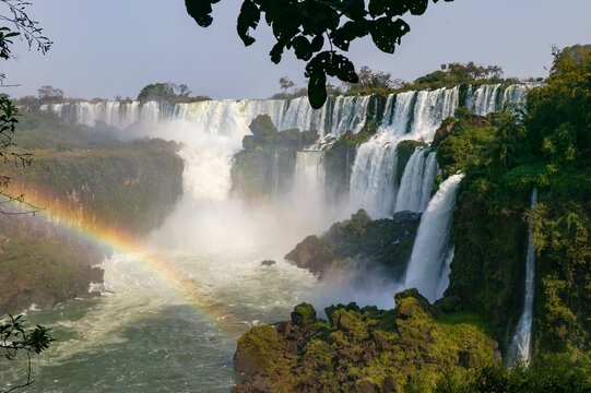 Image Number 22946DS. The incredibly beautiful Iguazu Falls on the border between Brazil and Argentina.