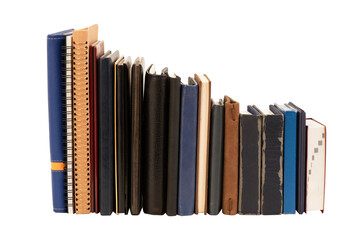 Law books isolated on transparent background.