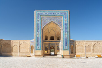 Iwan entrance of the Kalan Mosque at Po-i-Kalan complex, Bukhara