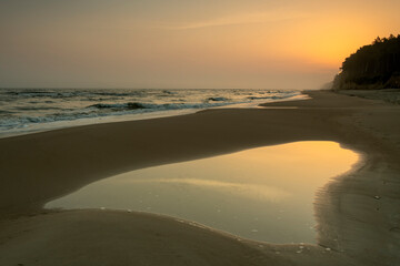 The landscape on the Baltic Sea.