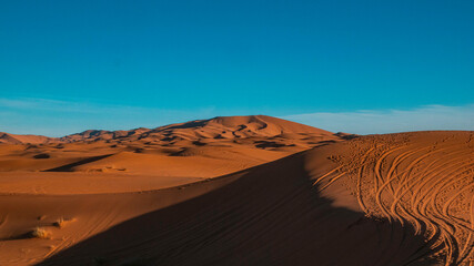 Merzouga Dune, Sahara Desert in Morocco - Africa
