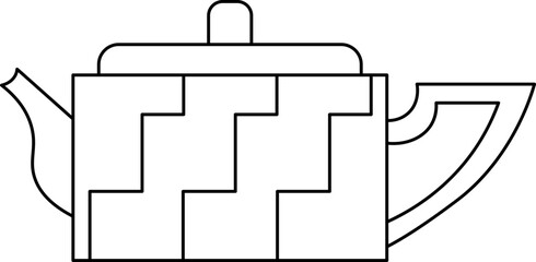 teacup design illustration isolated on transparent background 