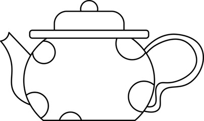 teacup design illustration isolated on transparent background 