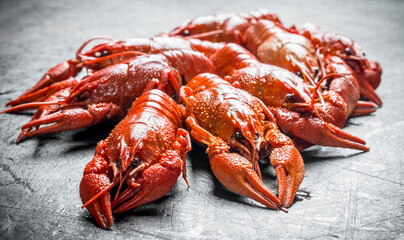 Spicy boiled crayfish.