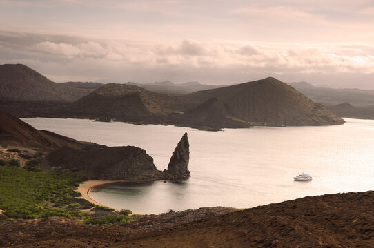 Tuff Cone Pinnacle Rock Bartolome Island Galapagos Islands Ecuador