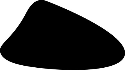 blob paint design illustration isolated on transparent background 