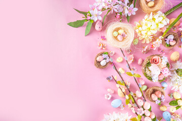 Happy Easter  greeting card background