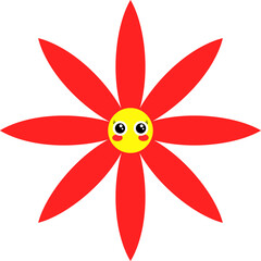 flowers design illustration isolated on transparent background 