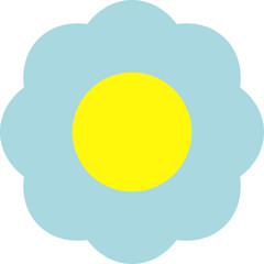 flowers design illustration isolated on transparent background 