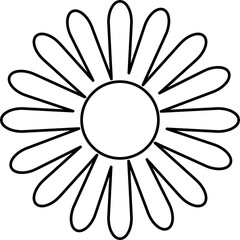 flowers design illustration isolated on transparent background 