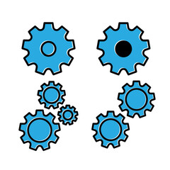 gear icon, cogwheel icon, setting icon