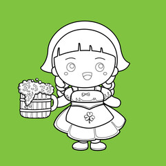 Saint Patrick Celebration Party Holiday Digital Stamp