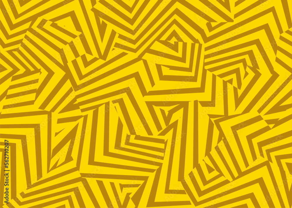 Poster abstract background with seamless dazzle camouflage pattern