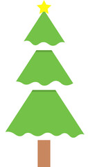 Fototapeta premium tree vector design illustration isolated on white background