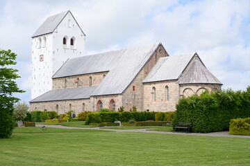 Fototapeta na wymiar Romanesque Vestervig Abbey