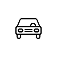 Obraz premium Car front view icon