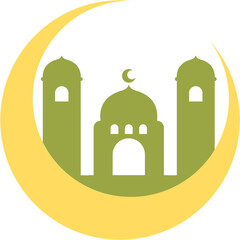 Islamic Mosque Logo Vector