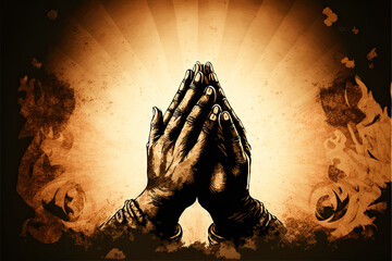 Christian Praying Hands