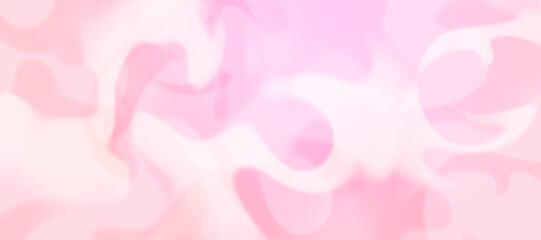 Abstract background Bright pink flow shapes, waves, smoke. Dreamlike liquid movement. Feminine, women. Universal design for covers, flyers, banners, greeting card, booklet and brochure