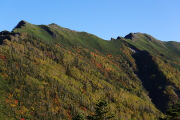 稜線と青空　mountains in the mountains 